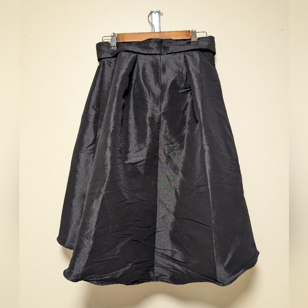 Marina Black High Low Skirt Tie Waist Formal Party Size S USA - Picture 7 of 8